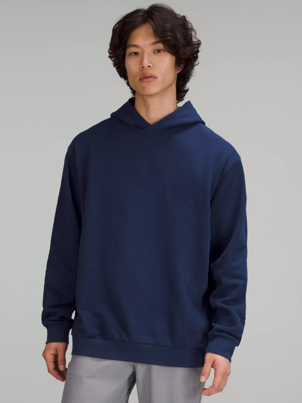 Lululemon French Terry Oversized Pullover Hoodie in Night Sea XL